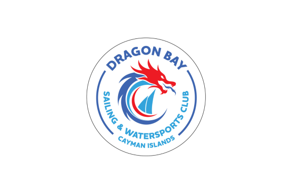Dragon Bay Sailing and Watersports Club Logo - Red Blue and white